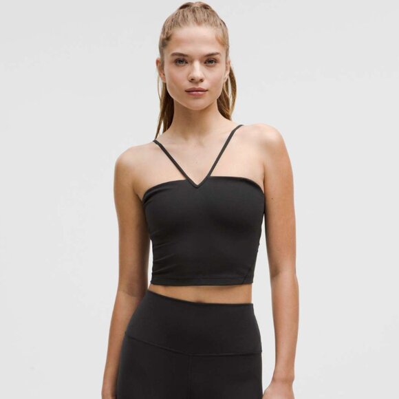 Lululemon Align Strappy Deep-V Tank Top *Light Support, A/B Cup Black - Picture 1 of 5